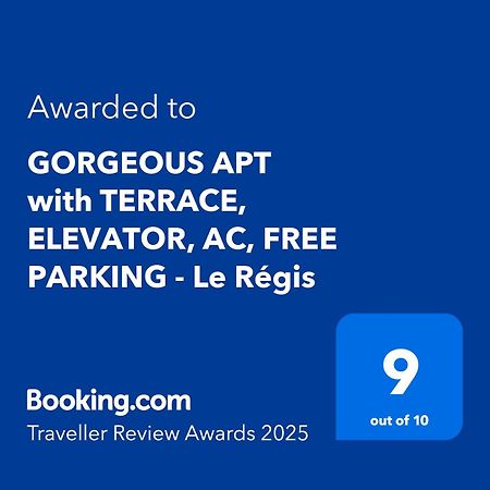 קאן סור מר Gorgeous Apt With Terrace, Elevator, Ac, Free Parking - Le Regis מראה חיצוני תמונה